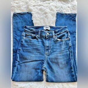 PAIGE Horton Slim-fit cropped jeans (Sz 26)
